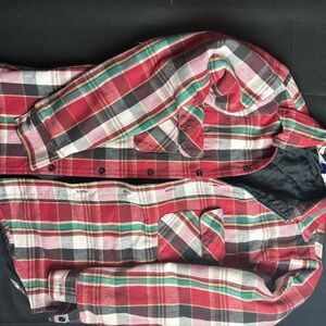 Excellent Condition Vintage Five Brother Cotton Flannel Button-Down Shirt Jacket